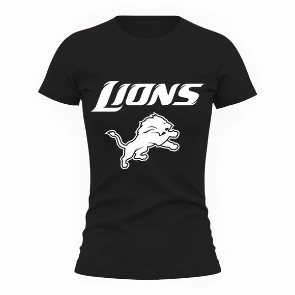 American Lions Women T-Shirt USA FootBall Sports Team Graphic New Gift Tee - Picture 2 of 4